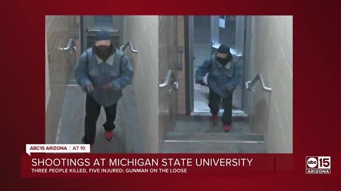 Michigan State police continue to search for on-campus shooter