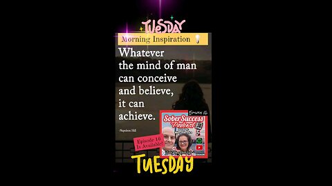 🗣If You Believe It, You Can Achieve It‼️💪 #sobersuccess #motivation #pushharder #Quote