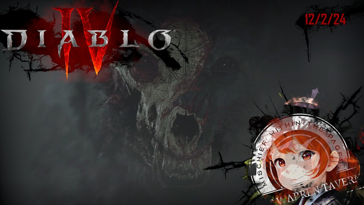 Diablo 4! Ginger and Rat Go To Hell. 12/2/24