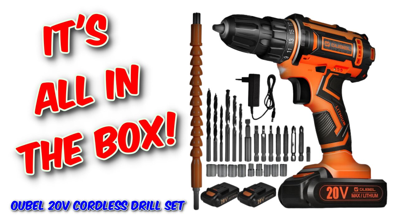 OUBEL 20V Cordless Drill Set Review