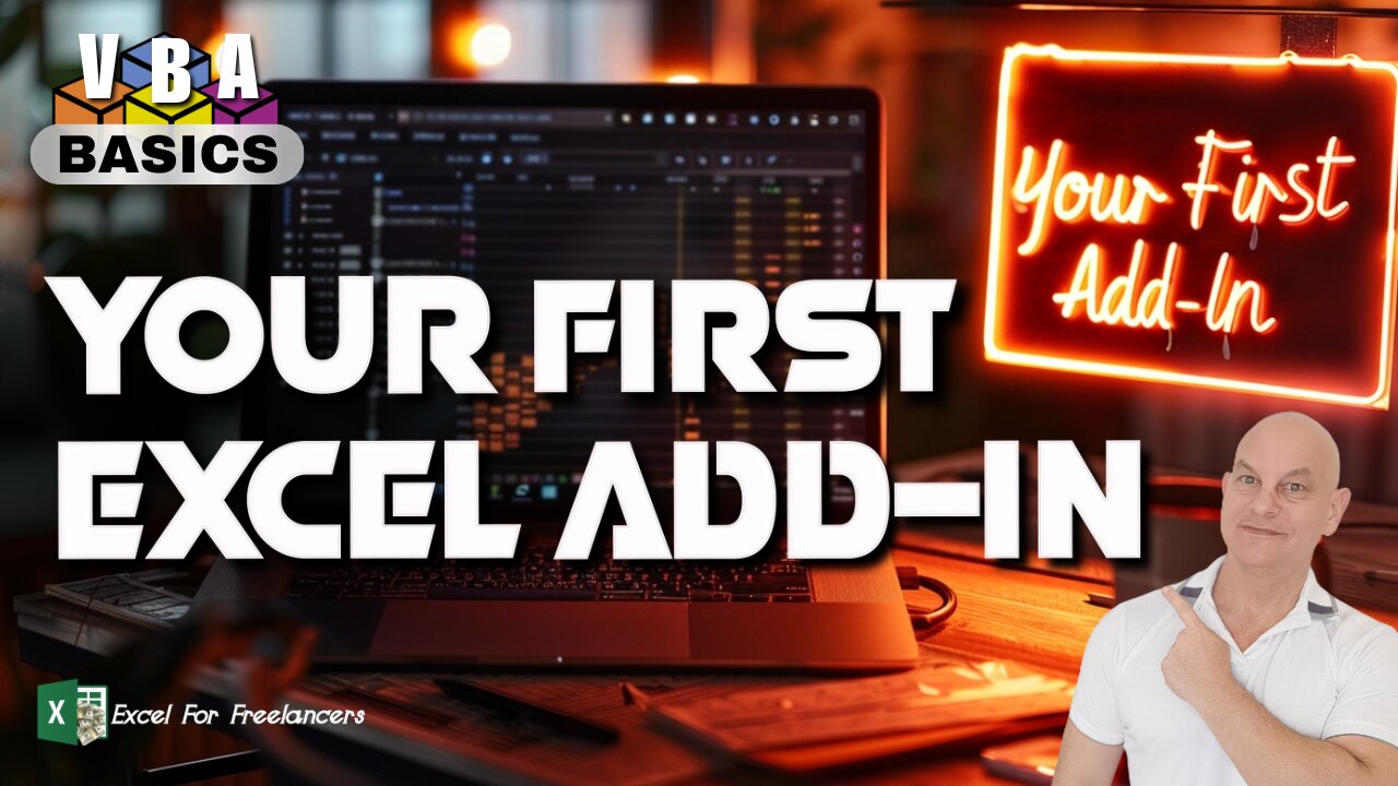 How To Create Your First Excel Add-in + FREE BONUS