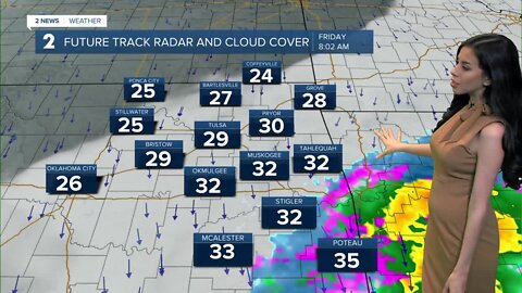 Light Snow Showers Friday Morning