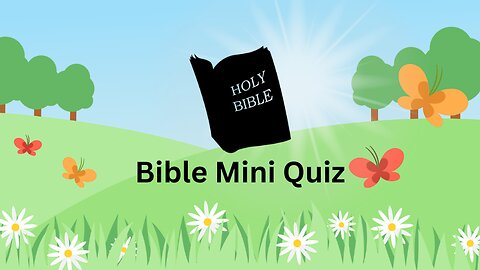 Bible Mini Quiz 1 John verse 4:11-12