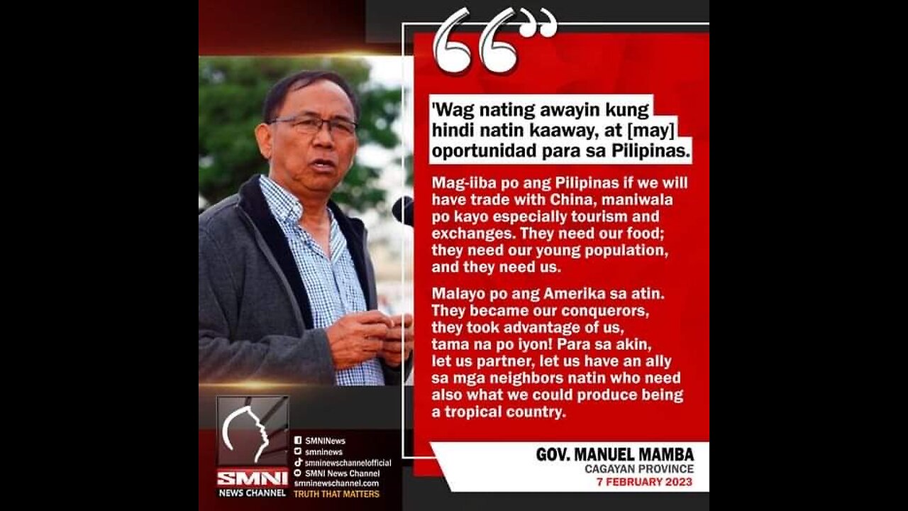 Gov. Manuel Mamba on partnering with China or the US.