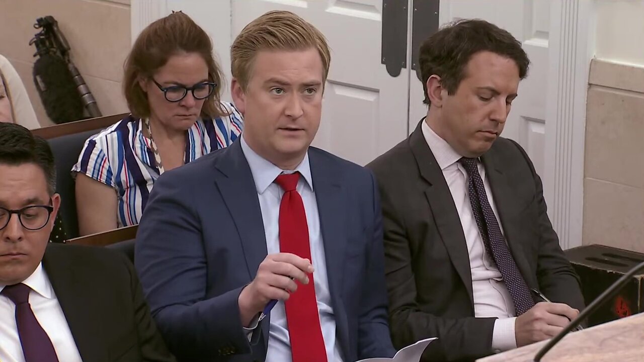 Peter Doocy to Karine Jean-Pierre: "Do you know if President Biden has met that grandchild yet?"