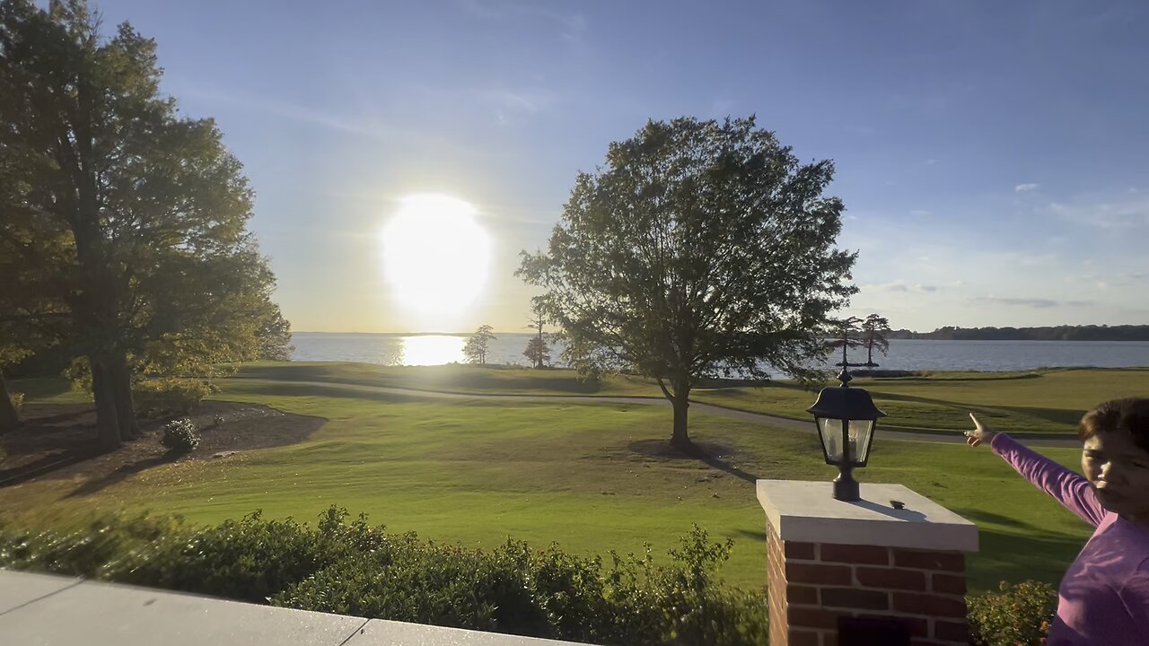 Looking at the Golf Course in Williamsburg