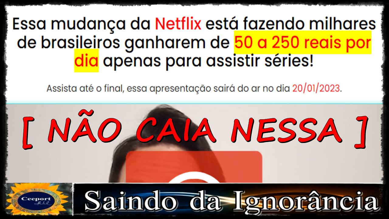 GANHAR DINHEIRO ASSISTINDO FILMES E SÉRIES DA NETIFLIX MARQUINHOS TOLEDO ( FARSA )