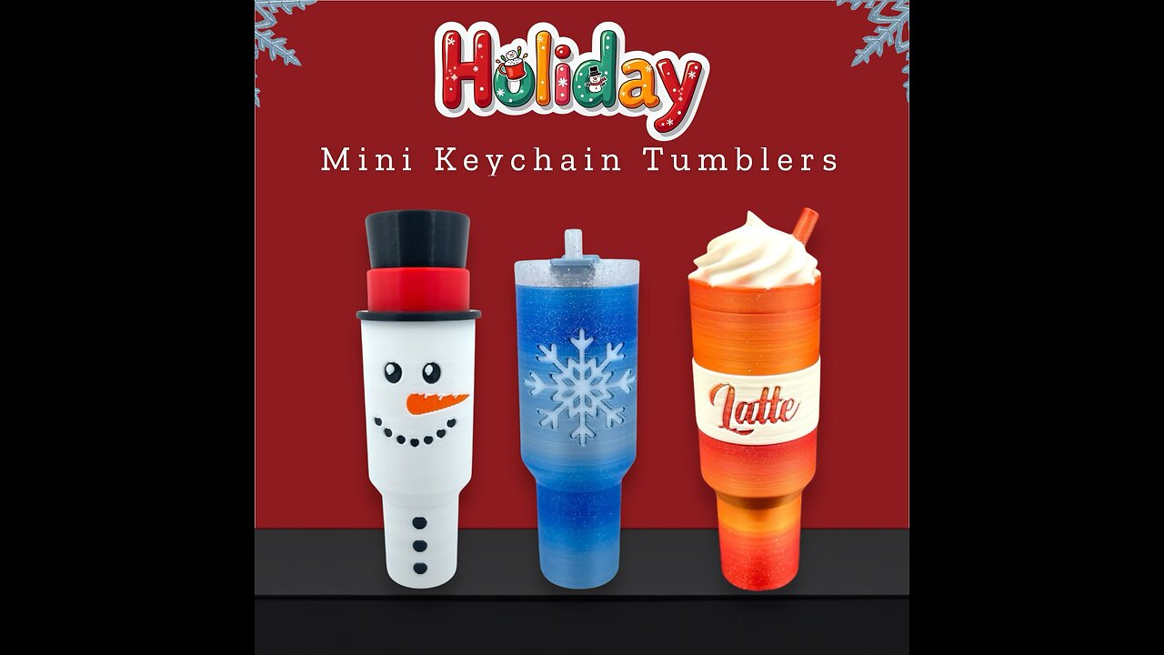 Mini Keychain Tumblers