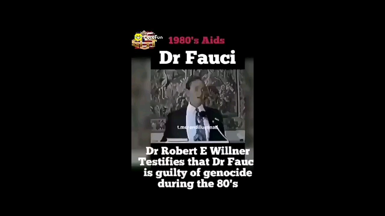 Dr Robert Wilner testifies Fauci guilty of genocide in the 80s.