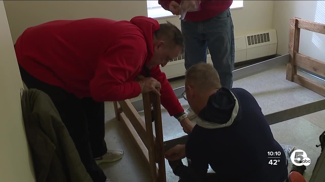 Good Knights build, deliver dozens of beds to kids in need
