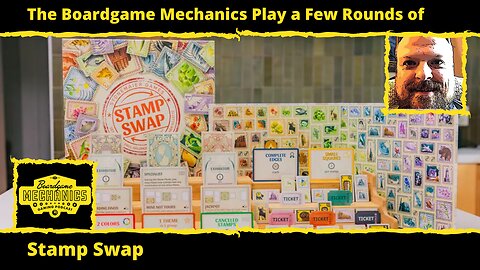 The Boardgame Mechanics Play a Few Rounds of Stamp Swap