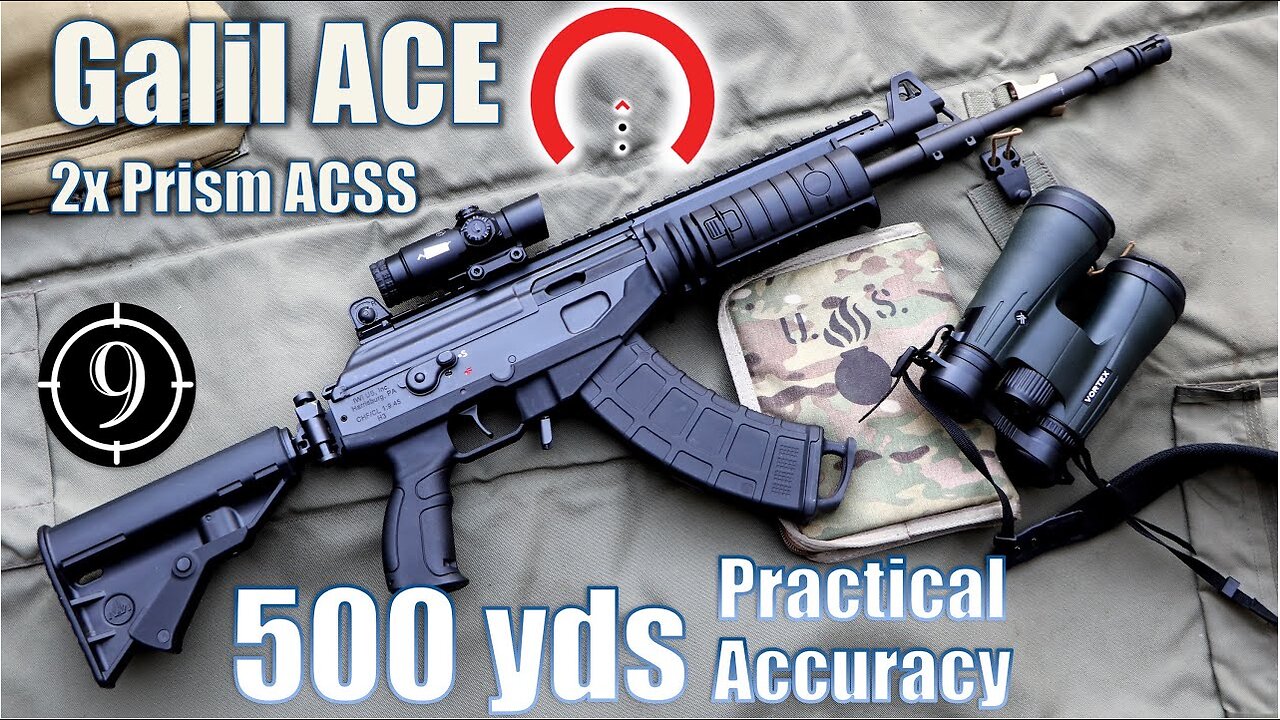 Galil Ace 32 (7.62x39) + Primary Arms 2x ACSS to 500yds: Practical Accuracy