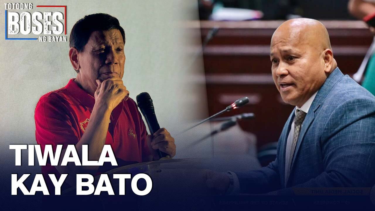 FPRRD, tiwala kay Sen. Bato Dela Rosa sa imbestigasyon ng Senado sa PDEA leaks