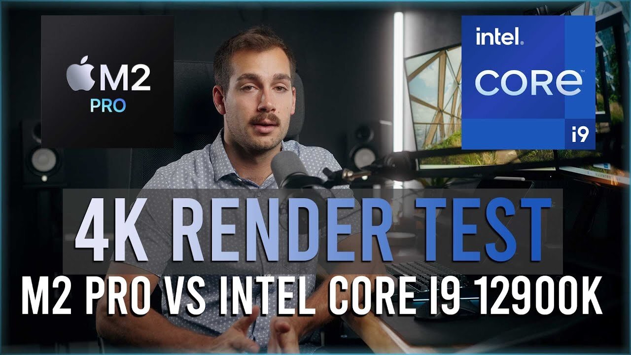 M2 Pro vs. Intel Core i9 12900K | 4K S-log 3 Render Test