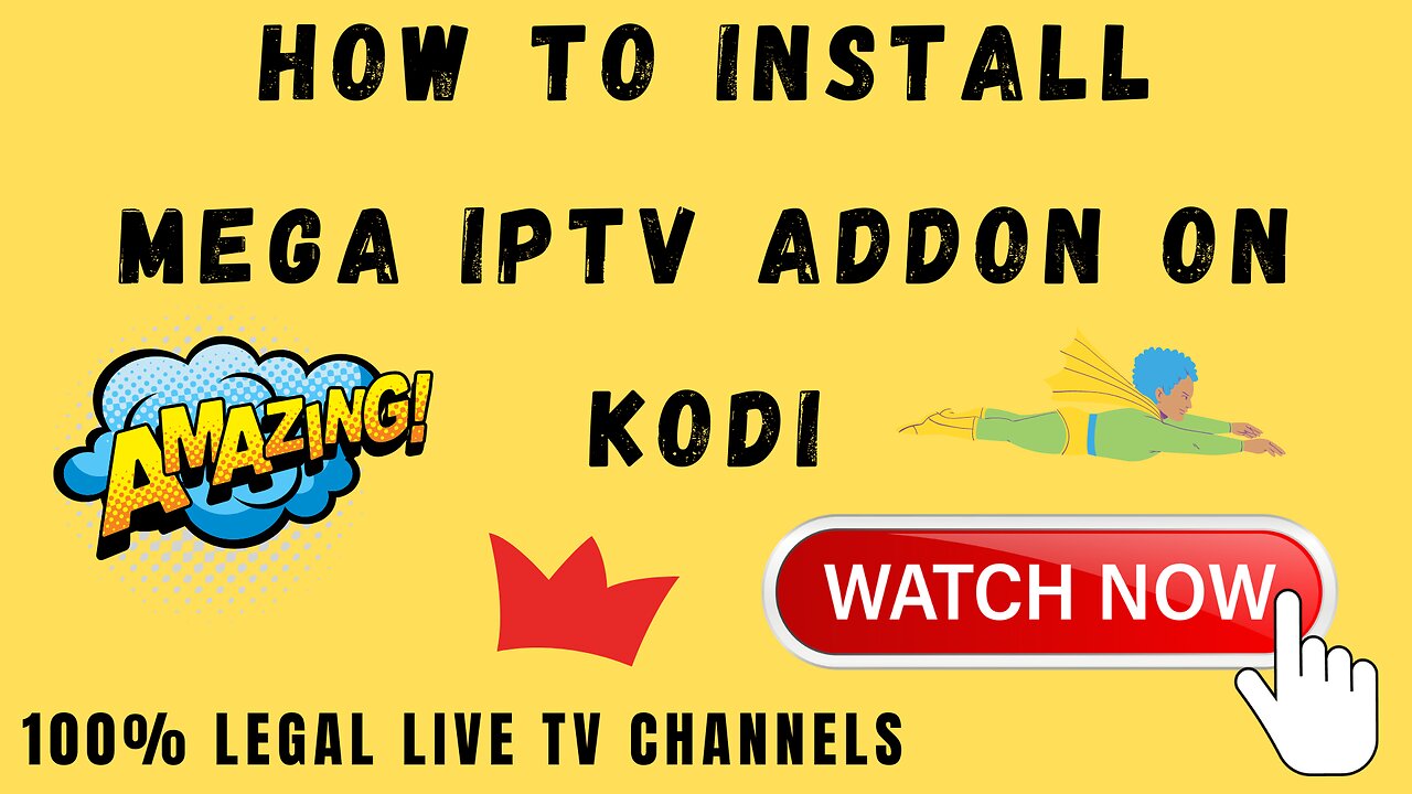 Mega IPTV Kodi Addon (Live TV) - 100% legal live TV Channels