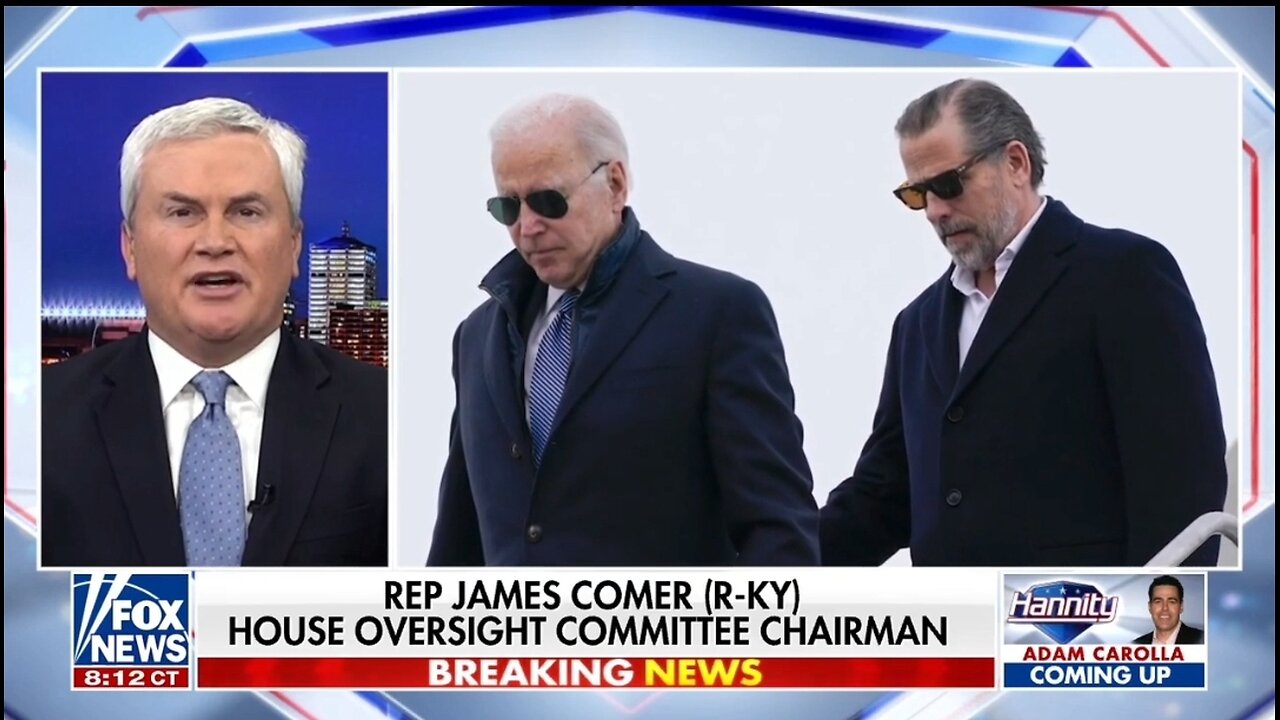 Rep James Comer: Joe and Jim Biden Knowingly Committed Crimes