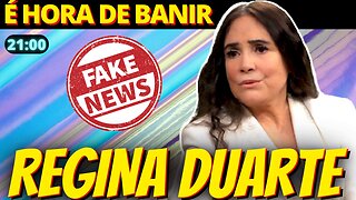 Por que Regina Duarte não é banida das redes sociais por divulgar fake news?