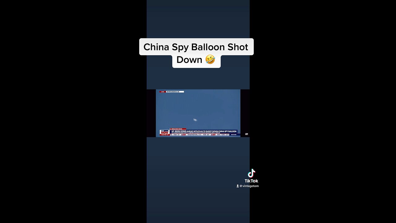 Chinese Spy Balloon Shot Down!