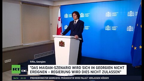 Premierminister Kobachidse: "Das Maidan-Szenario wird sich in Georgien nicht ereignen"