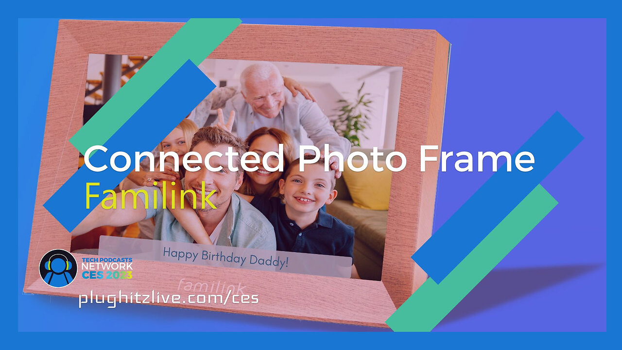 Familink makes a truly connected photo frame for families @ CES 2023