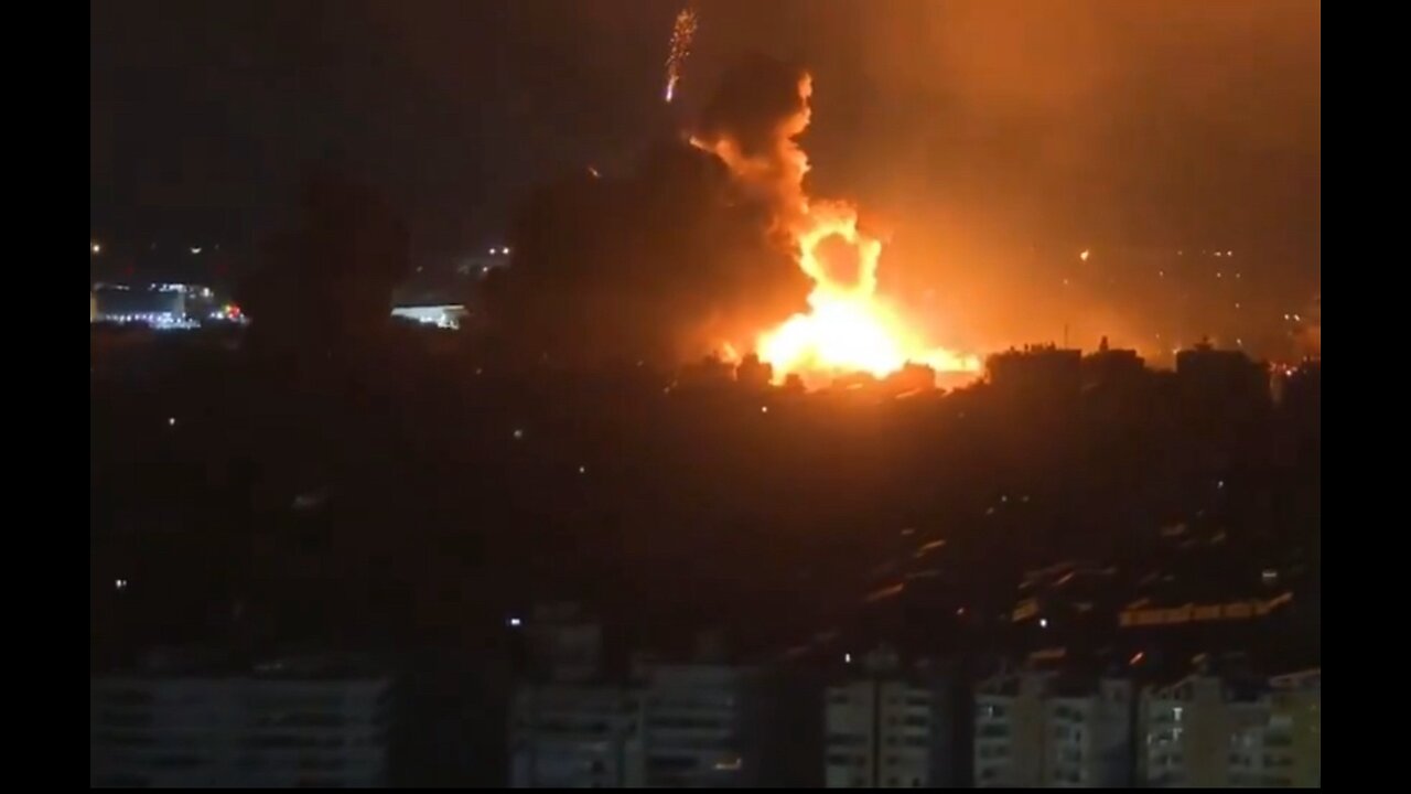 Israel 🇮🇱 is shelling Southern Beirut Part 1