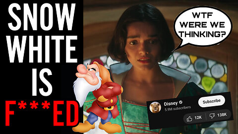 Snow White Trailer ROASTED For It's FRIGHTENING Dwarves!! Gets MASSIVELY Ratioed On YouTube!!
