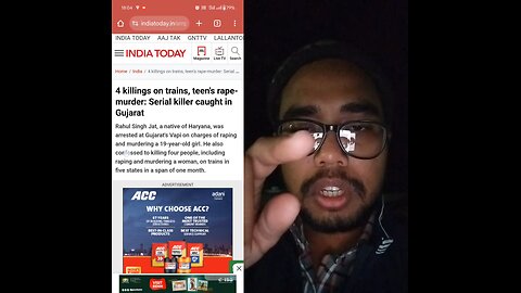 Serial killer ko challenge: Rahul Singh o bhadwe madarchod dm hai to samne aa Tera gala cheed dunga