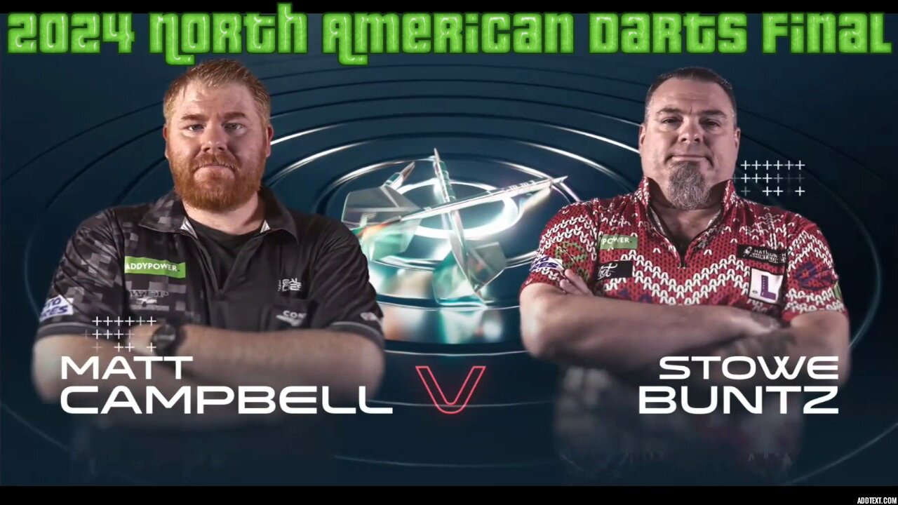 2024 North American Darts Final Campbell v Buntz