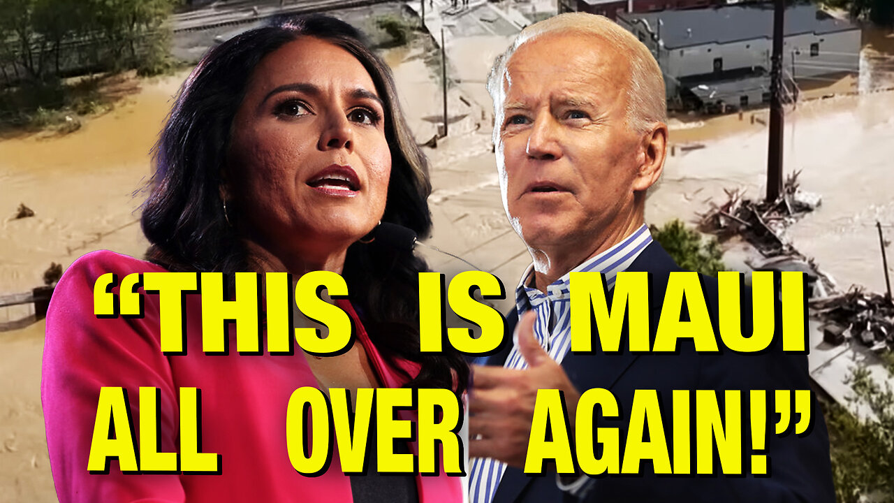 Tulsi Gabbard SHREDS Biden/Harris Administration Over Hurricane Response