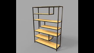 Book Shelf 3D Model