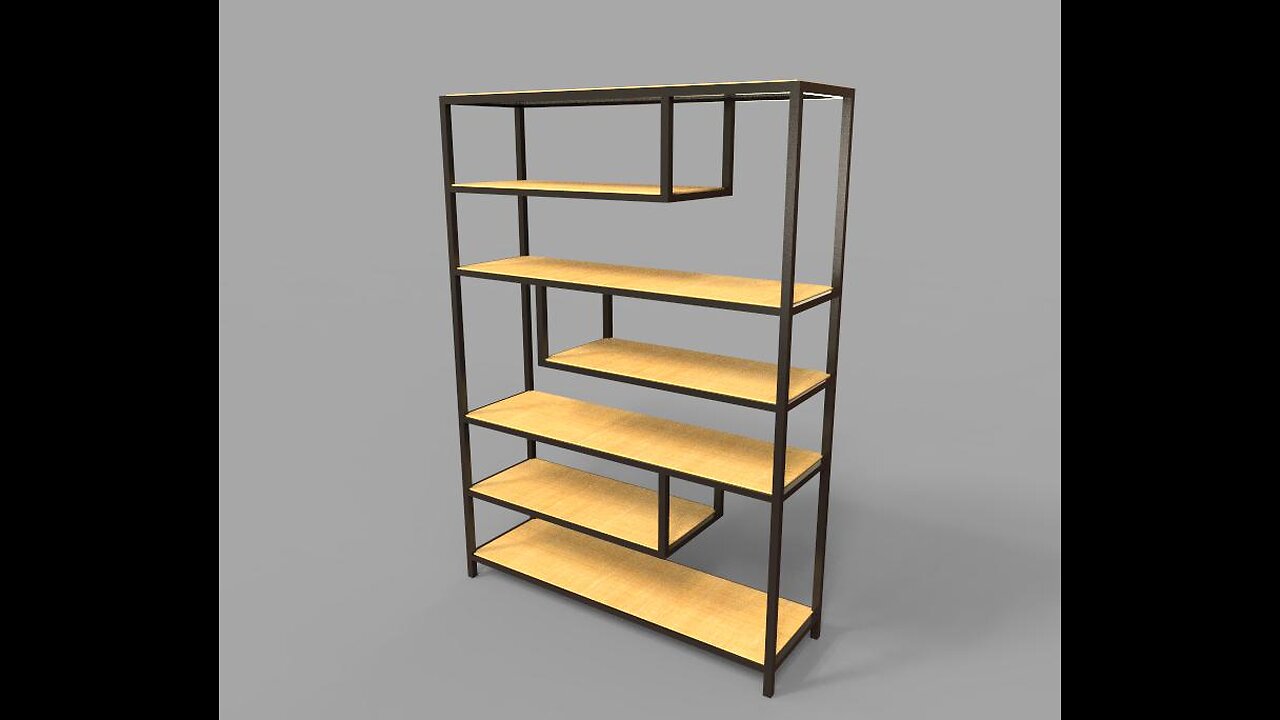 Book Shelf 3D Model