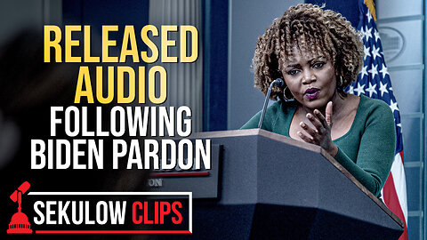 Released Audio of Karine Jean Pierre Following Biden Pardon