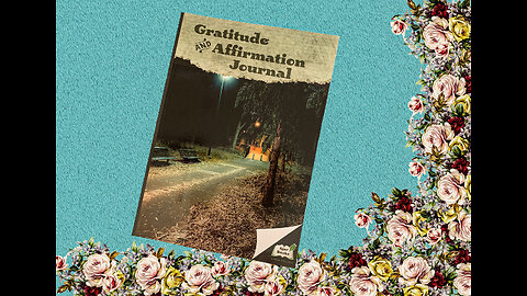 Gratitude and Affirmation Journal, Flip - Through, Organizer, Daily Routine, Spiritual, Illustrated