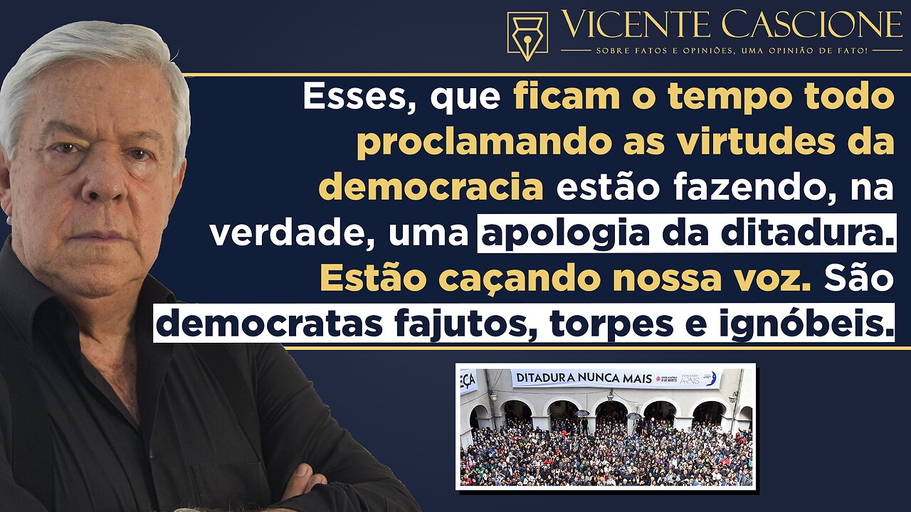 DEGENERAÇÃO DO AMBIENTE UNIVERSITÁRIO E OS DITADORES QUE SE ESCONDEM ATRÁS DA DEFESA DA DEMOCRACIA