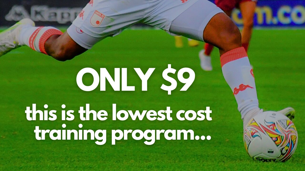 The LEAST EXPENSIVE soccer training program I have for you...