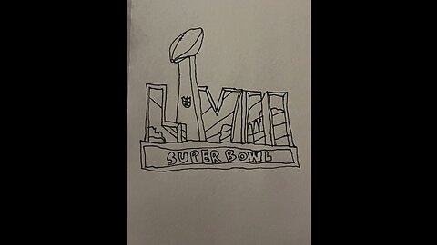 Super Bowl LVII logo art video