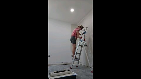 painting day, master bedroom