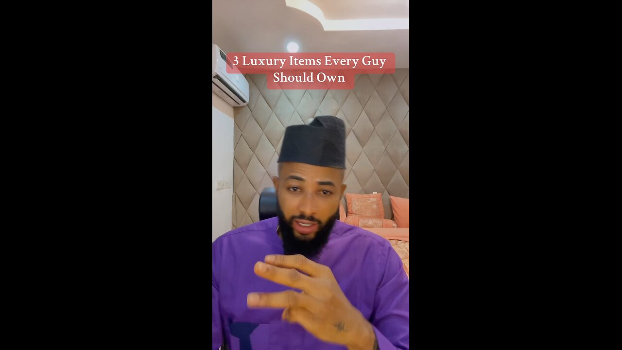 There luxury items every guy should own