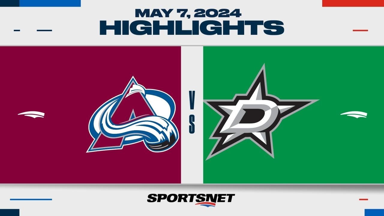 NHL Game 1 Highlights _ Avalanche vs Stars