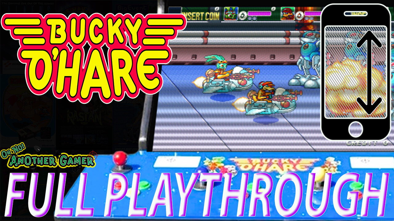 Bucky O'Hare (1992) [Arcade] 🕹🔥 Intro + Gameplay (full playthrough) [Vertical]