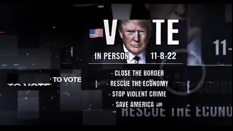 Trump Vote In Person - Save America..