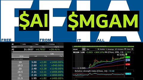 $MGAM GOES BERSERK 200% $AI CALLS PRINT 1650% - DISCORD MEMBERS GET THE INFO