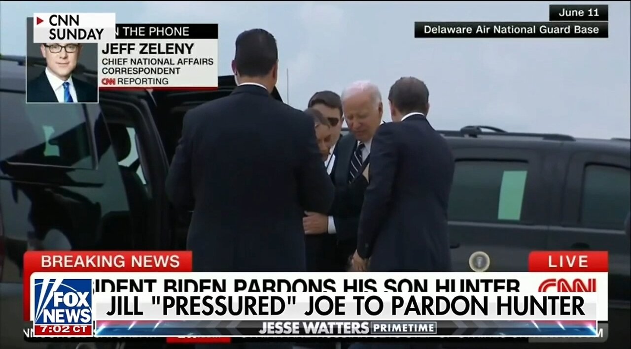 Jill Biden Pressured Joe To Pardon Hunter: CNN's Jeff Zeleny