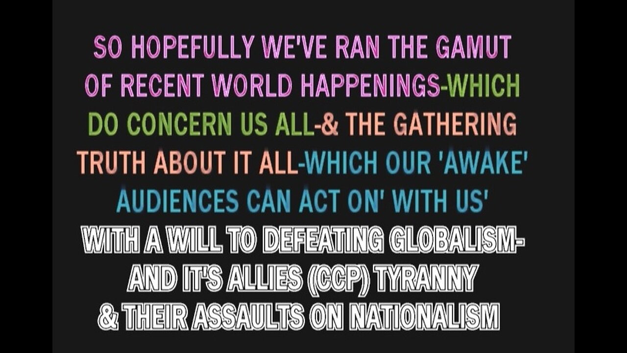 RUNNING THE GAMUT ON WORLD CONCERNS-WHICH WARRIORS CAN ACT ON