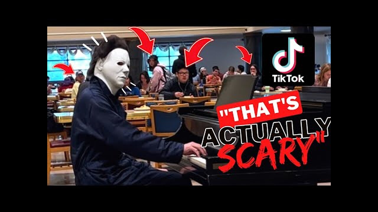 This got 100M views on TikTok: Michael Myers plays piano