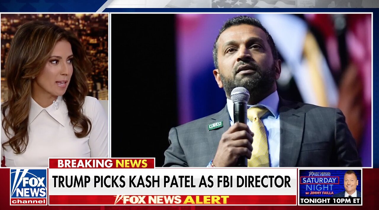 AWESOME BREAKING: Trump Nominates Kash Patel as FBI Director