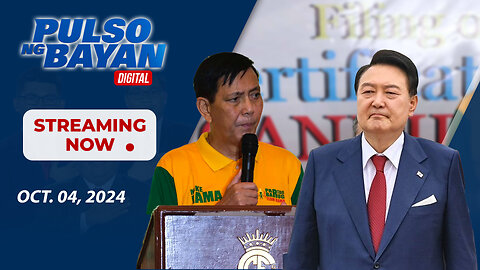 LIVE | Pulso ng Bayan with Admar Vilando at Jade Calabroso | October 04, 2024