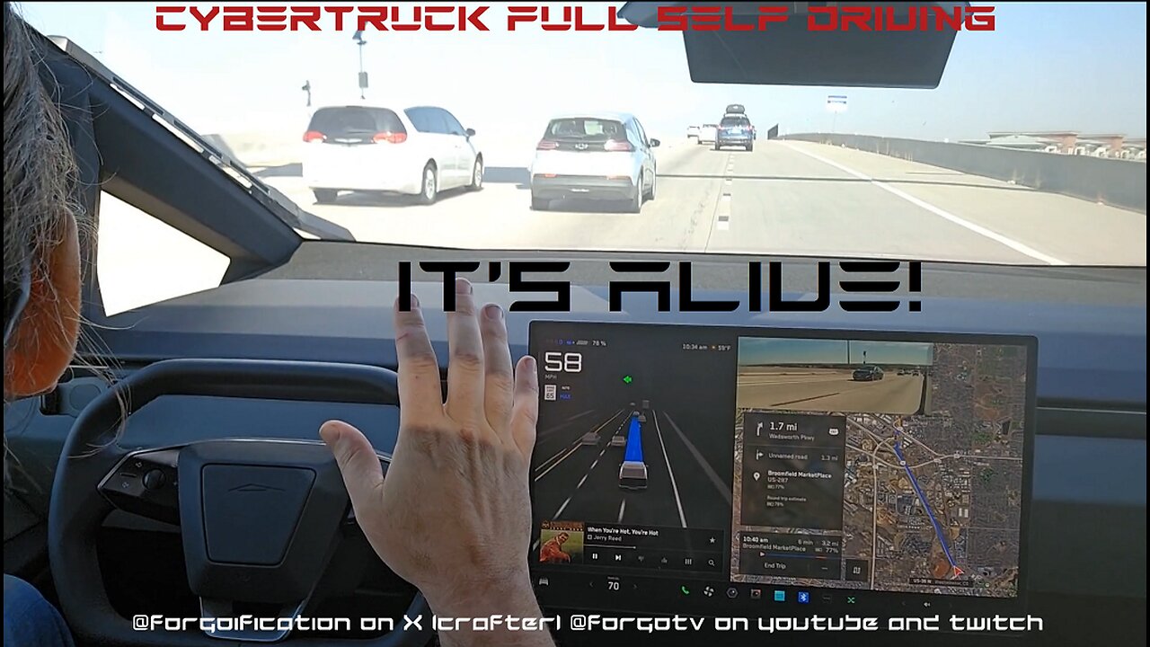 Cybertruck Full Self Driving is HERE!