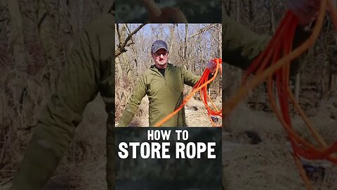 How to Store Rope with NO SNAGS!