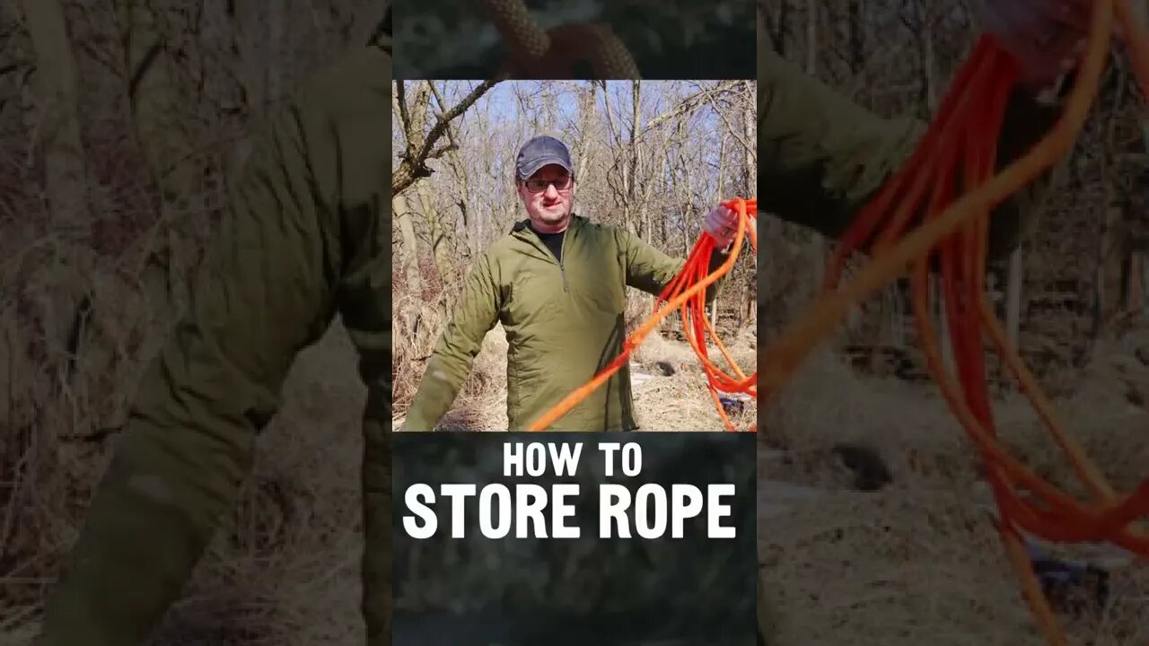 How to Store Rope with NO SNAGS!